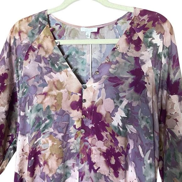 Johnny Was Calme Raglan Floral Maxi Dress Size S New - Picture 5 of 9